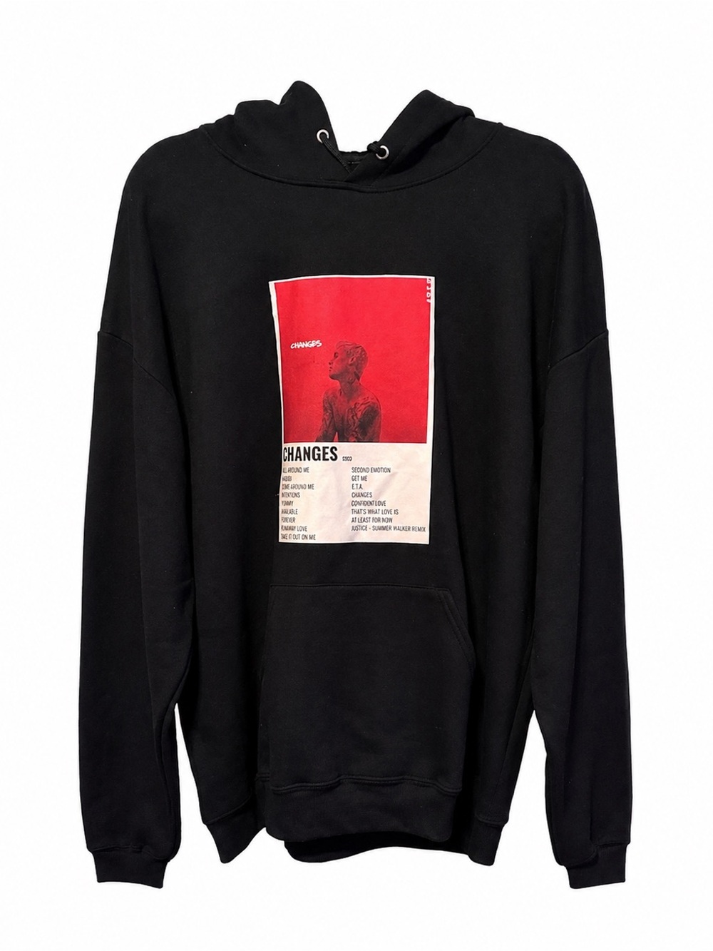 Justin Bieber Charges Black Hoodie